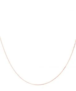 Astrid & Miyu Sale Fine Bar Chain 55cm In Rose Gold