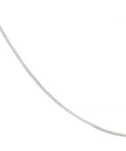 Astrid & Miyu Fine Box Chain 55cm In Silver