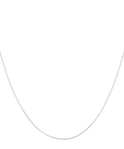 Astrid & Miyu Fine Box Chain 55cm In Silver