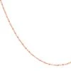 Astrid & Miyu Sale Fine Twist Chain 40cm In Rose Gold