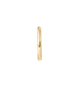 Astrid & Miyu Solid Gold Simple Piercing Hoop