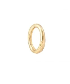 Astrid & Miyu Solid Gold Graduated Rook Hoop