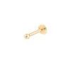 Astrid & Miyu Solid Gold Small Ball Piercing Stud