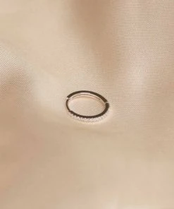 Astrid & Miyu Jewelled Hoop 11.5mm In Silver