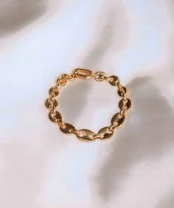 Astrid & Miyu Mariner Chain Bracelet In Gold 8 Astrid & Miyu Mariner Chain Bracelet In Gold