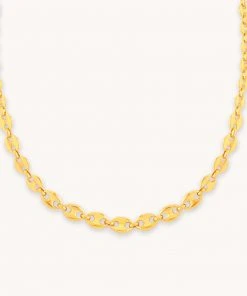 Astrid & Miyu Mariner Chain Necklace In Gold Sale