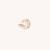 Astridandmiyu Mini Illusion Crystal Ear Cuff In Rose Gold Sale 2 Astridandmiyu Mini Illusion Crystal Ear Cuff In Rose Gold Sale