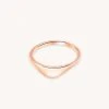 Astridandmiyu Sale Molten Ring In Rose Gold