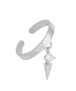 Astridandmiyu Mystic Spike Ear Cuff In Silver Sale