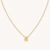 Astrid & Miyu Pendant Necklaces N Initial Pendant Necklace In Gold With N
