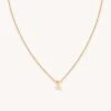 Astrid & Miyu Z Initial Pendant Necklace In Gold With Z Pendant Necklaces