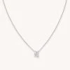 Astrid & Miyu Pendant Necklaces N Initial Pendant Necklace In Silver With N