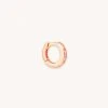Astrid & Miyu Prism Crystal Hoop 6.5mm In Rose Gold