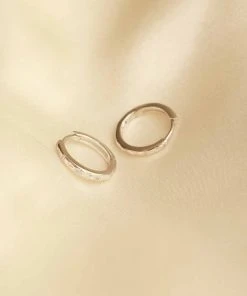 Astrid & Miyu Prism Crystal Hoops In Silver 7 Astrid & Miyu Prism Crystal Hoops In Silver