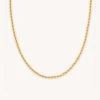 Astrid & Miyu Rope Bold Chain Necklace In Gold