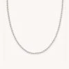 Astrid & Miyu Necklaces Rope Bold Chain Necklace In Silver