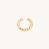 Astridandmiyu Sale Rope Ear Cuff In Gold
