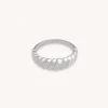Astridandmiyu Rope Dome Ring In Silver Rings