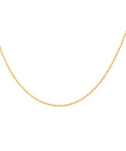 Astrid & Miyu Rope Chain Necklace In Gold