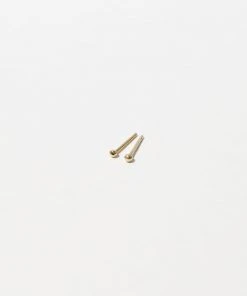 Astrid & Miyu Small Ball Stud Earrings In Solid Gold