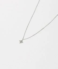 Astrid & Miyu Necklaces Twilight Pendant Necklace In Solid White Gold 8 Astrid & Miyu Necklaces Twilight Pendant Necklace In Solid White Gold