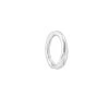 Astrid & Miyu Solid White Gold Graduated Rook Hoop Earrings 2 Astrid & Miyu Solid White Gold Graduated Rook Hoop Earrings