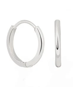 Astridandmiyu Mystic Simple Hoops In Silver Best Sellers