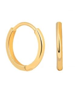 Astridandmiyu Mystic Simple Hoops In Gold
