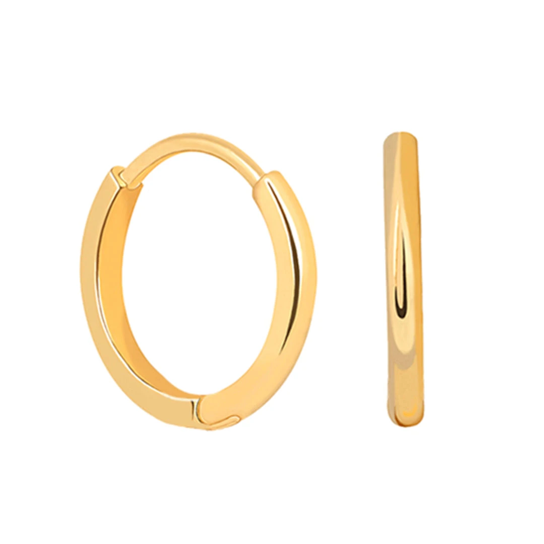 Astridandmiyu Mystic Simple Hoops In Gold 3 Astridandmiyu Mystic Simple Hoops In Gold