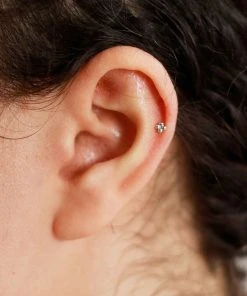 Astridandmiyu Sale Square Ball Barbell In Silver