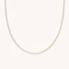 Astrid & Miyu Tennis Chain Necklace In Gold Necklaces