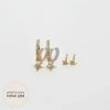 Astrid & Miyu Earrings Twilight Stacking Set In Gold