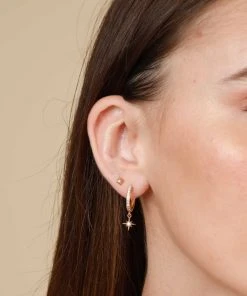 Astrid & Miyu Earrings Twilight Stacking Set In Gold