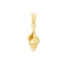 Astridandmiyu Sale Whelk Shell Necklace Charm In Gold