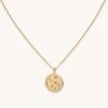 Astrid & Miyu Aries Zodiac Pendant Necklace In Gold