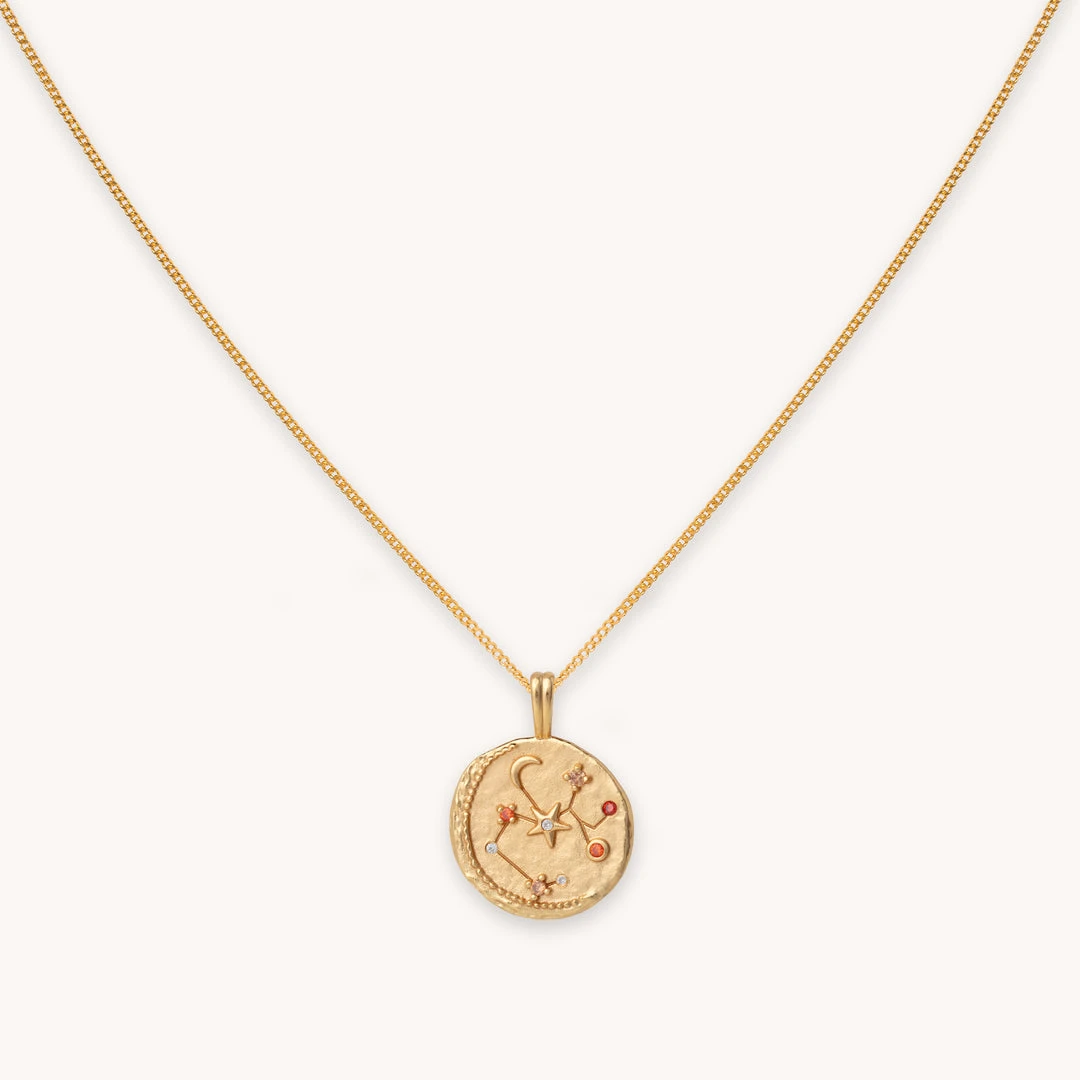 Astrid & Miyu Zodiac Necklaces Sagittarius Zodiac Pendant Necklace In Gold 3 Astrid & Miyu Zodiac Necklaces Sagittarius Zodiac Pendant Necklace In Gold