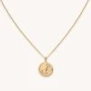 Astrid & Miyu Scorpio Zodiac Pendant Necklace In Gold