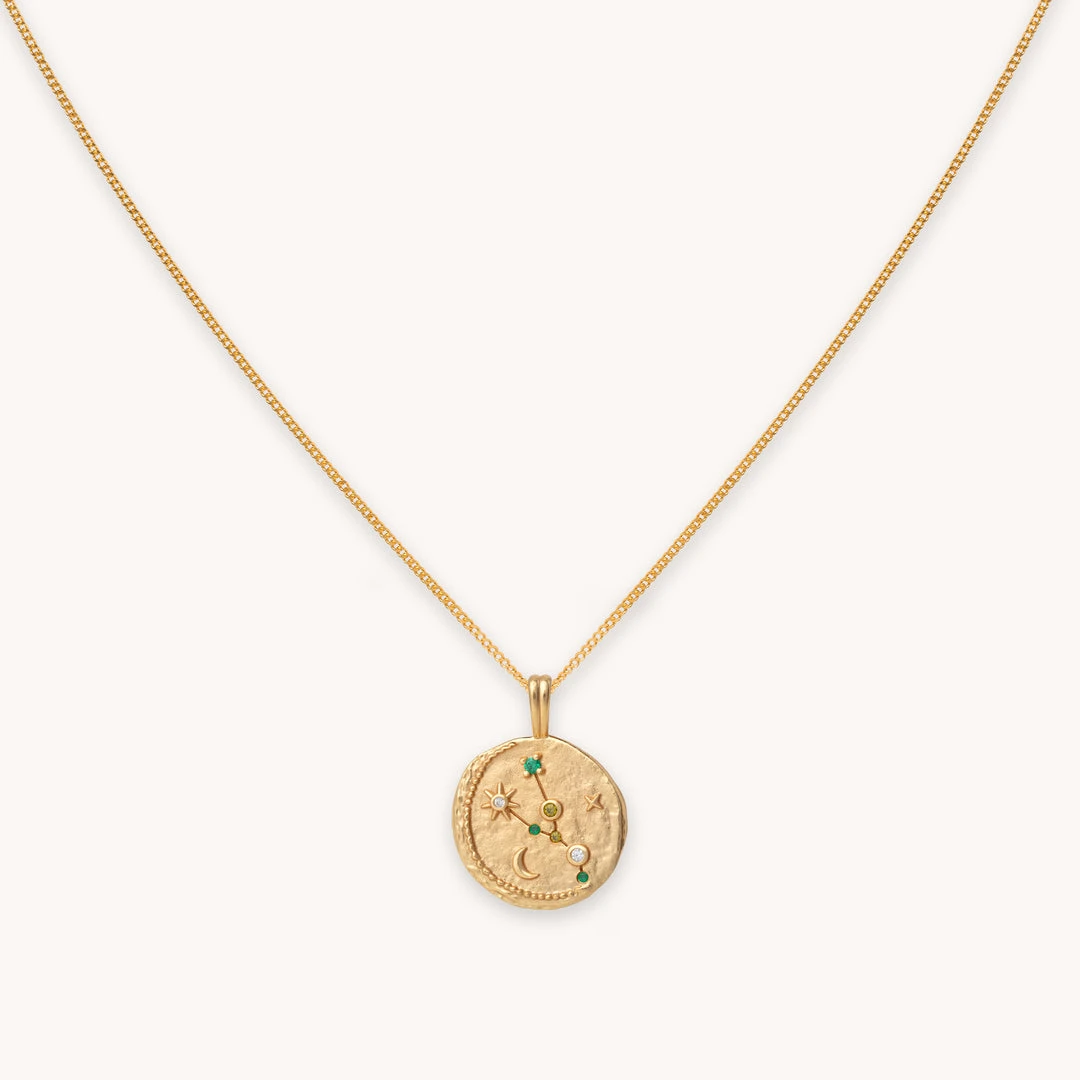 Astrid & Miyu Best Sellers Taurus Zodiac Pendant Necklace In Gold 3 Astrid & Miyu Best Sellers Taurus Zodiac Pendant Necklace In Gold