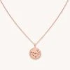 Astrid & Miyu Capricorn Zodiac Pendant Necklace In Rose Gold