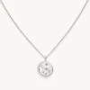 Astrid & Miyu Aries Zodiac Pendant Necklace In Silver