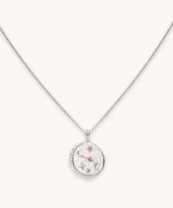 Astrid & Miyu Sales 46 Astrid & Miyu Aries Zodiac Pendant Necklace In Silver