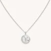 Astrid & Miyu Cancer Zodiac Pendant Necklace In Silver Zodiac Necklaces 2 Astrid & Miyu Cancer Zodiac Pendant Necklace In Silver Zodiac Necklaces
