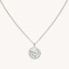Astrid & Miyu Zodiac Necklaces Capricorn Zodiac Pendant Necklace In Silver