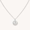 Astrid & Miyu Pisces Zodiac Pendant Necklace In Silver Zodiac Necklaces