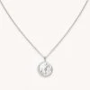 Astrid & Miyu Scorpio Zodiac Pendant Necklace In Silver