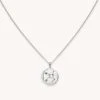Astrid & Miyu Virgo Zodiac Pendant Necklace In Silver