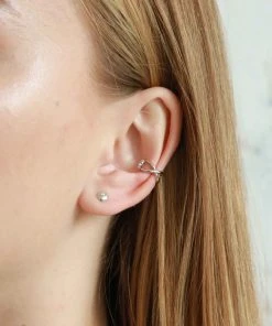 Astrid & Miyu Sale Ara Stud Earrings In Silver 9 Astrid & Miyu Sale Ara Stud Earrings In Silver