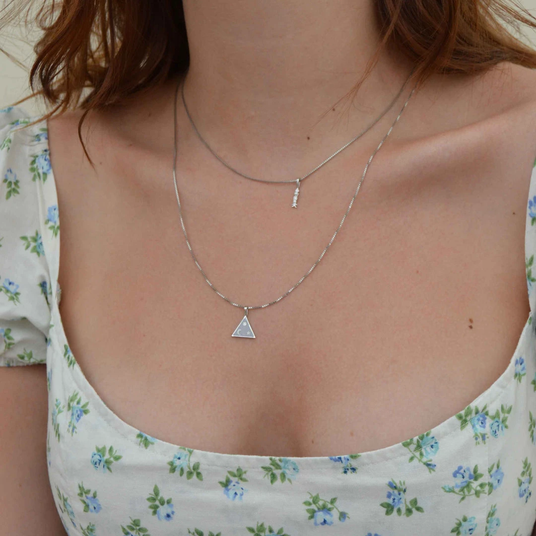 Astrid & Miyu Sale Fine Box Chain 40cm In Silver 4 Astrid & Miyu Sale Fine Box Chain 40cm In Silver