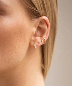 Astridandmiyu Sale Basic Ear Cuff In Gold