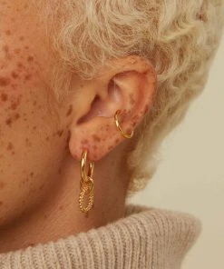 Astridandmiyu Sale Basic Ear Cuff In Gold